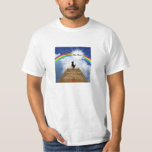T-shirt Poème commémoratif de pont en arc-en-ciel pour d