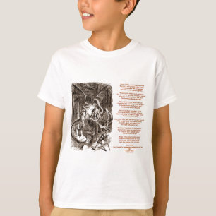 T-shirt Poème de Jabberwocky par Lewis Carroll