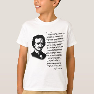 T-shirt Poème d'Edgar Allan Poe SEUL