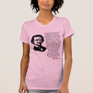 T-shirt Poème d'Edgar Allan Poe SEUL