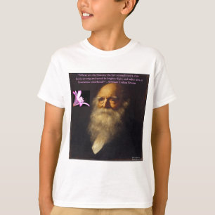 T-shirt Poème floral de William Cullen Bryant
