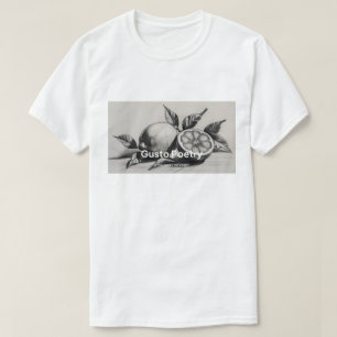 T-shirt Poésie citron et gusto orange