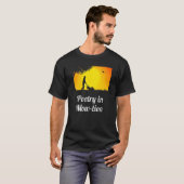 T-shirt Poésie dans Mow-Tion Lawn Mowing Pun Papa Mow Gra (Devant entier)