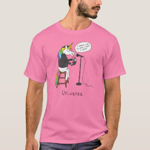 T-shirt Poésie Unicorne Poète drôle