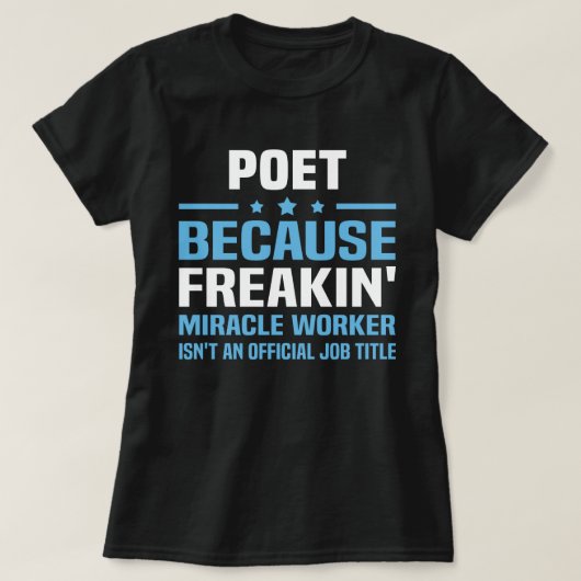 T-shirt Poète (Design devant)