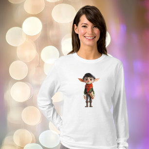 T-shirt Poète Ado Noël Elf Drôle féminin