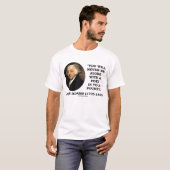 T-shirt Poète jamais seul de John Adams dans votre (Devant entier)