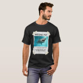 T-shirt Poète manquant Funny Shark (Devant entier)