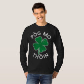 T-shirt Pog Mo Thoin Lucky C St Patrick's Day Distress (Devant entier)