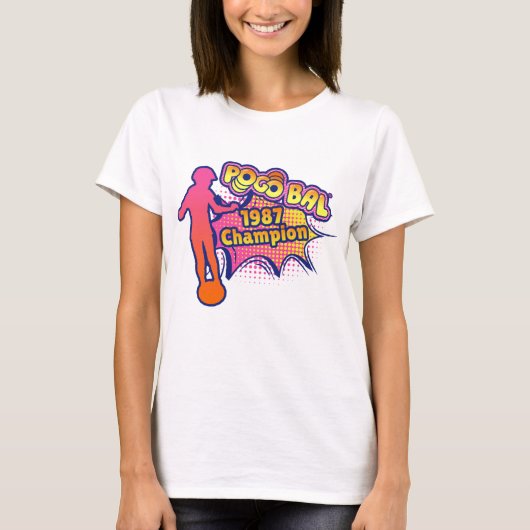 T-shirt Pogo Bal 'Champion 1987' (Devant)
