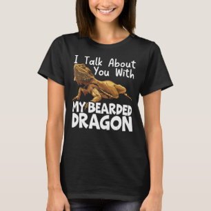 T-shirt Pogona Reptile Lizard Dragon Porté