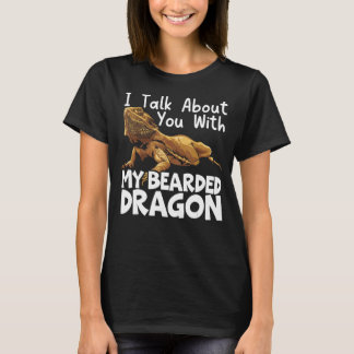 T-shirt Pogona Reptile Lizard Dragon Porté