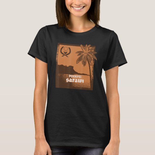 T-shirt Pohnpei Micronésie (Devant)
