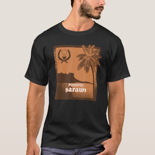 T-shirt Pohnpei Micronésie (Devant)