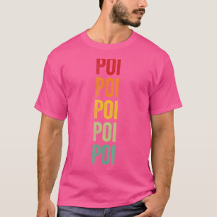 T-shirt Poi Poi Hobbyist Rainbow Design