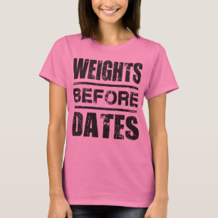 T-shirt Poids avant dates - Chemise pour ascenseurs