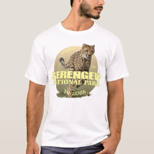 T-shirt POIDS de parc national de Serengeti (guépard)