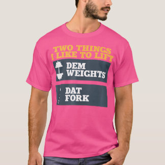 T-shirt Poids Dem Et Chemise De Fourche Dat Pour La Constr