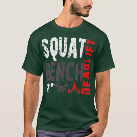 T-shirt Poids du banc d'entraînement (Devant)
