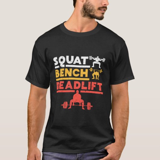T-shirt Poids du banc d'entraînement (Devant)