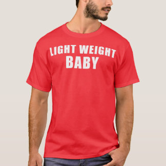 T-shirt Poids léger bébé en texte blanc