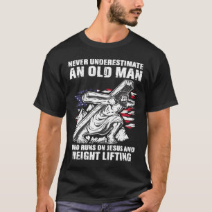 T-shirt Poids Levant Papa Christian Weight Training Grand