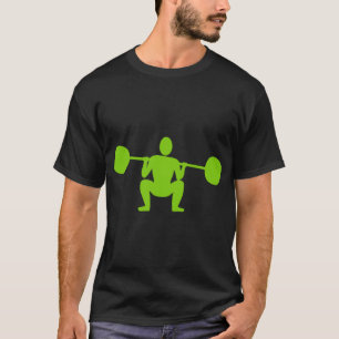 T-shirt Poids Lifter 01 - Martian Green