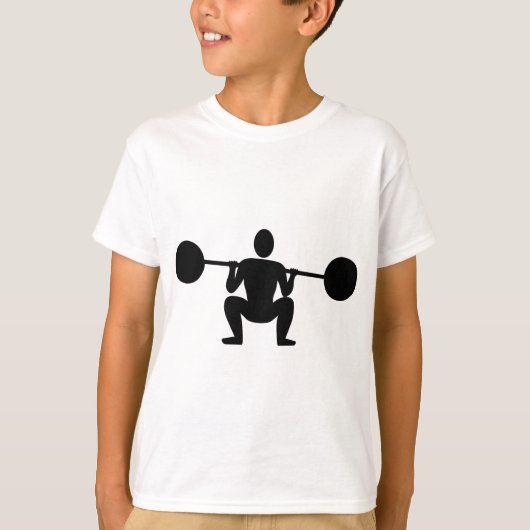 T-shirt Poids Lifter 01 - Noir (Devant)