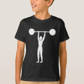 T-shirt Poids Lifting 02 - Blanc (Devant)