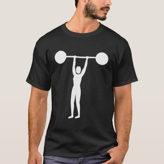 T-shirt Poids Lifting 02 - Blanc (Devant)