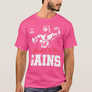 T-shirt Poids Lifting Bodybuilding Devait Être Vos Gains