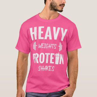 T-shirt Poids Lourds Protein Shakes Drôle Poids Levage