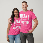 T-shirt Poids Lourds Protein Shakes Drôle Poids Levage (Unisexe)