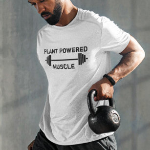 T-shirt Poids musculaires Plantes végétariens