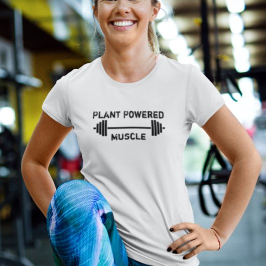 T-shirt Poids musculaires Plantes végétariens