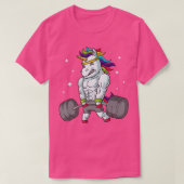 T-shirt Poids Unicorn Funny Deadlift Gym Cadeau (Design devant)