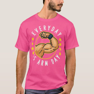 T-shirt PoidsVie quotidienne est Bras Jour Entraînement ca