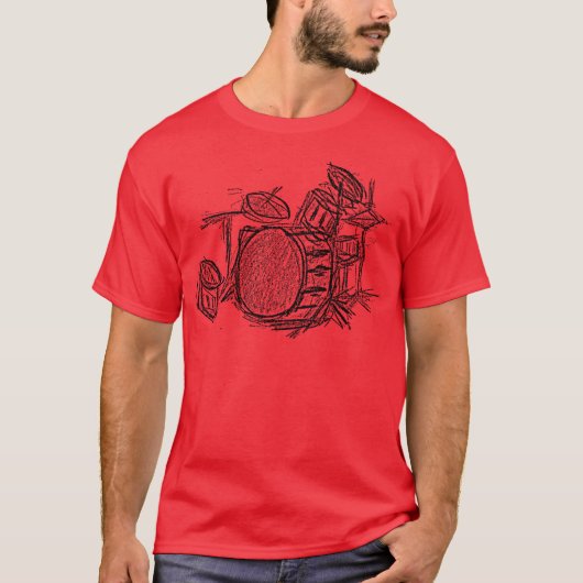 T-shirt Poignée à tambour (Devant)