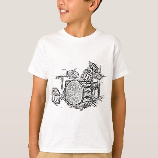 T-shirt Poignée à tambour (Devant)