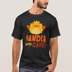 T-shirt Poignée Avec Soin Poisson Poisson Poisson Poisson