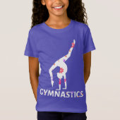 T-Shirt Poignée d'alimentation à fleurs de gymnastique (Devant)