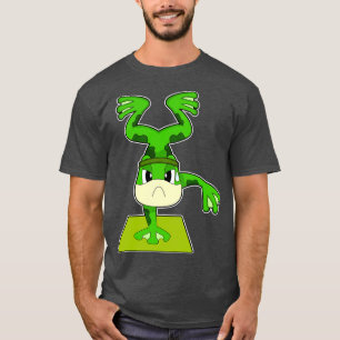 T-shirt Poignée de conditionnement de la grenouille