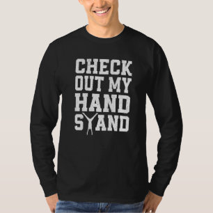 T-shirt Poignée Drôle Dire Plancher Gymnastique
