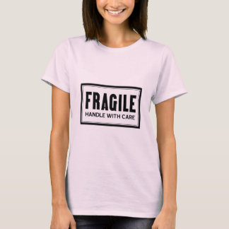 T-shirt Poignée Fragile Avec Soins Femmes