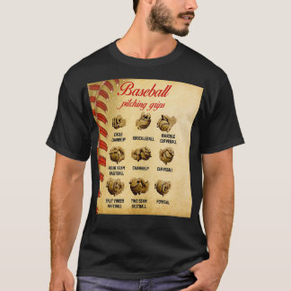 T-shirt Poignées de baseball Son vintage