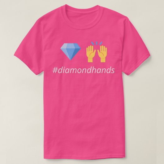T-shirt Poignets diamant avec hashtag (Design devant)