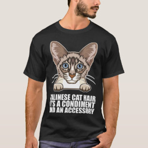 T-shirt poil de chat balinais c'est un condiment et un acc