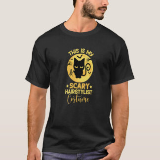 T-shirt poils de chat Coiffeur  C'est mon coiffeur effraya