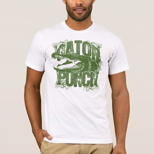 T-shirt Poinçon d'alligator (Devant)