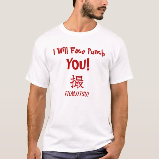 T-shirt Poinçon de visage (Devant)